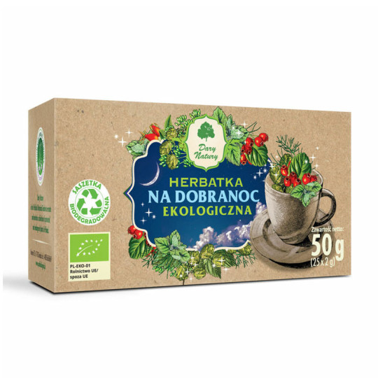 Herbatka Na Dobranoc Bio 25x2g.-DARY NATURY