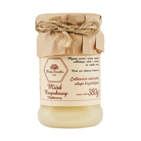 Miód rzepakowy 380 g - MIODY DWORSKIE