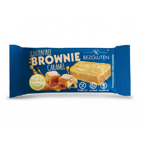 Brownie karmelowe 40g - BEZGLUTEN