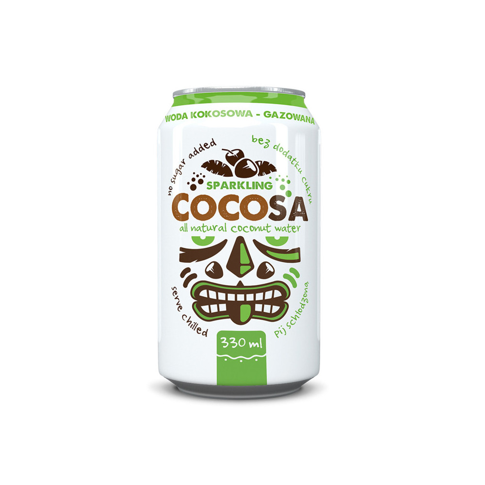 WODA KOKOSOWA GAZOWANA 330 ml - DIET-FOOD